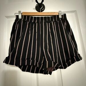 Forever 21 High Waist Black and Pink Shorts